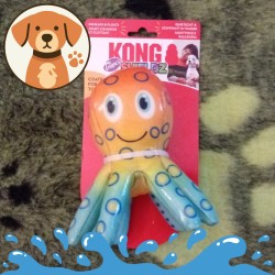 Jouet pour chien KONG Shieldz Tropics Octopus, en forme de pieuvre