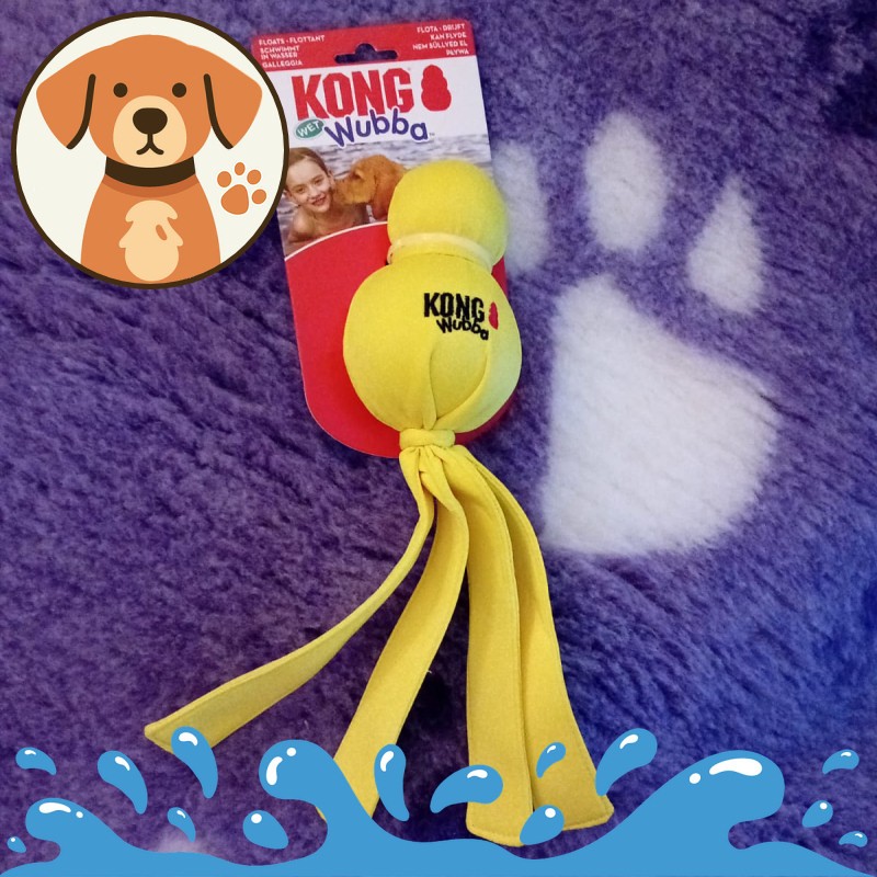 Jouet flottant pour chien kong Wubba Wet